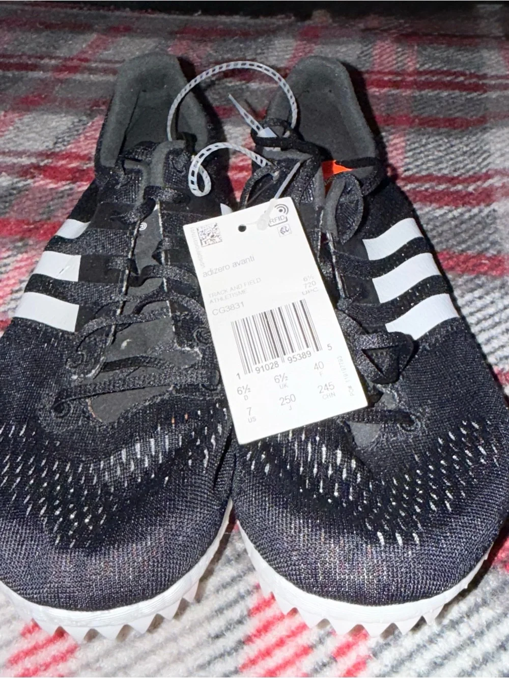 Adidas Adizero Avanti Boost Track Spikes Shoes Men's 7 NWT Women’s 8 1/2